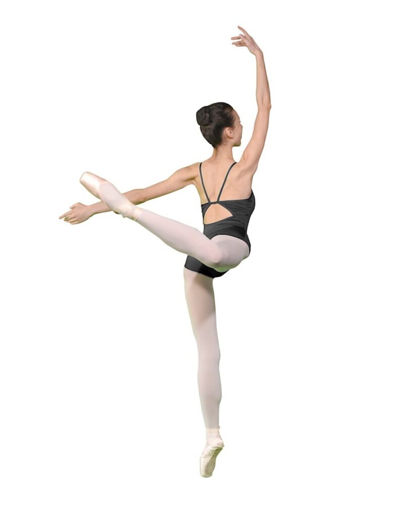 GAURA Spaghettiträger-Ballett-/Tanztrikot mit Cut Out-Rücken